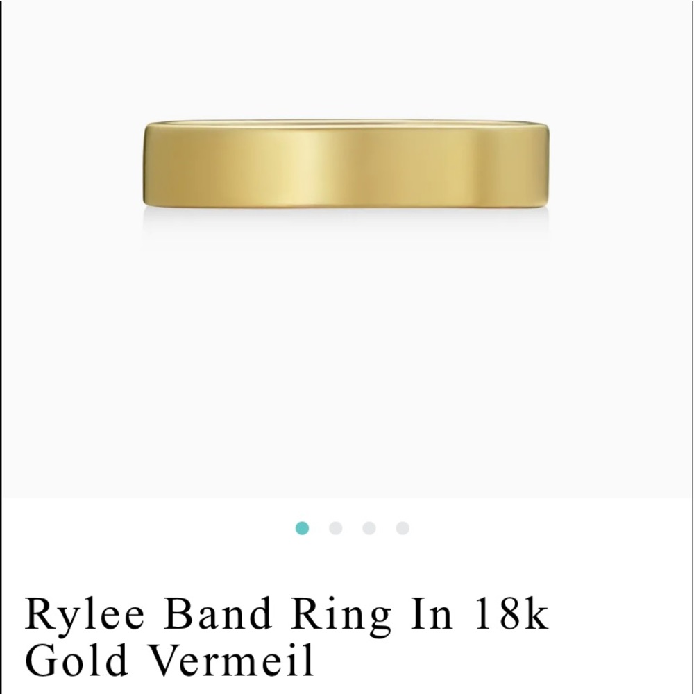 18K Gold Vermeil Rylee Band Ring